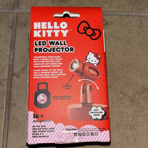 Nib hello kitty LED wall projector - Picture 4 of 5